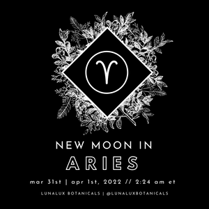 NEW MOON IN ARIES - APRIL 1, 2022
