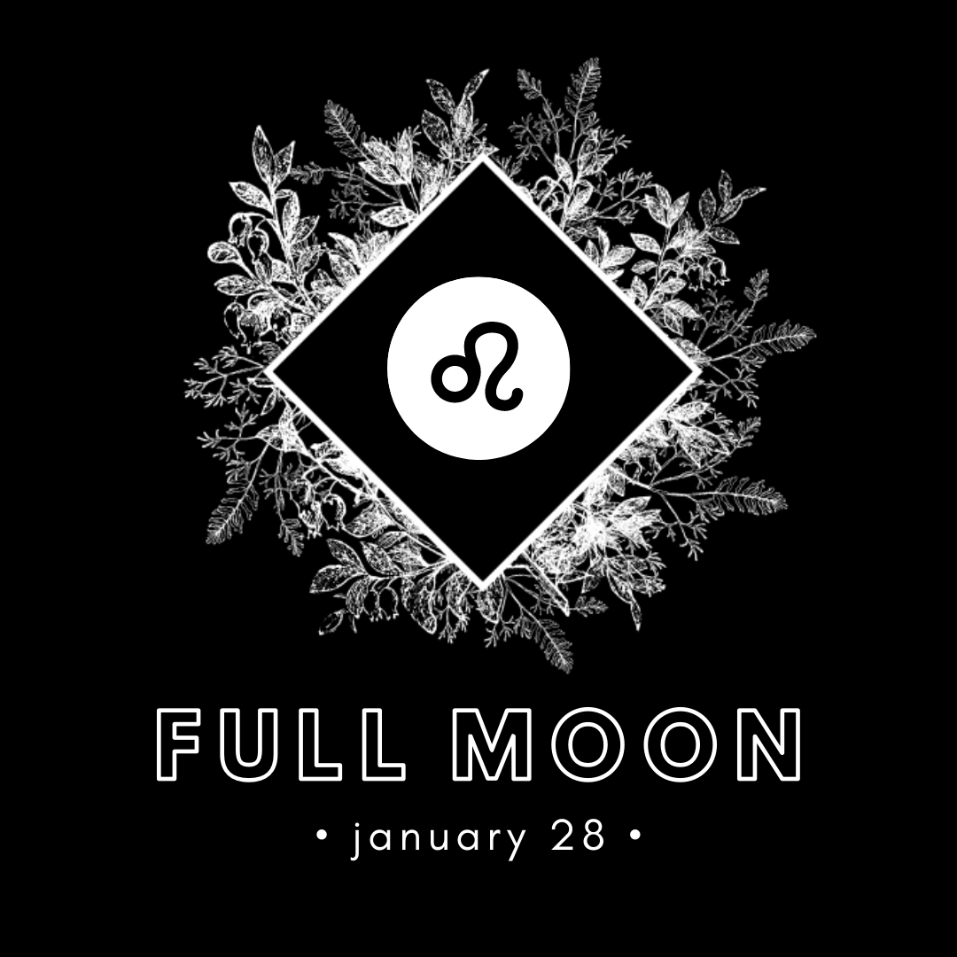 FULL MOON IN LEO - JAN 28, 2021