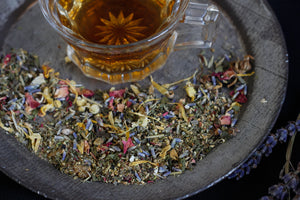 MIDSUMMER // Summer Flowers + Mint Herbal Tea
