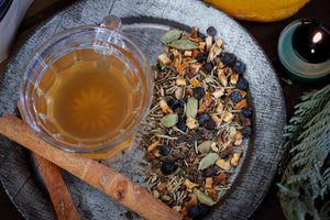 YULE // Juniper Mint + Orange Spice Herbal Tea