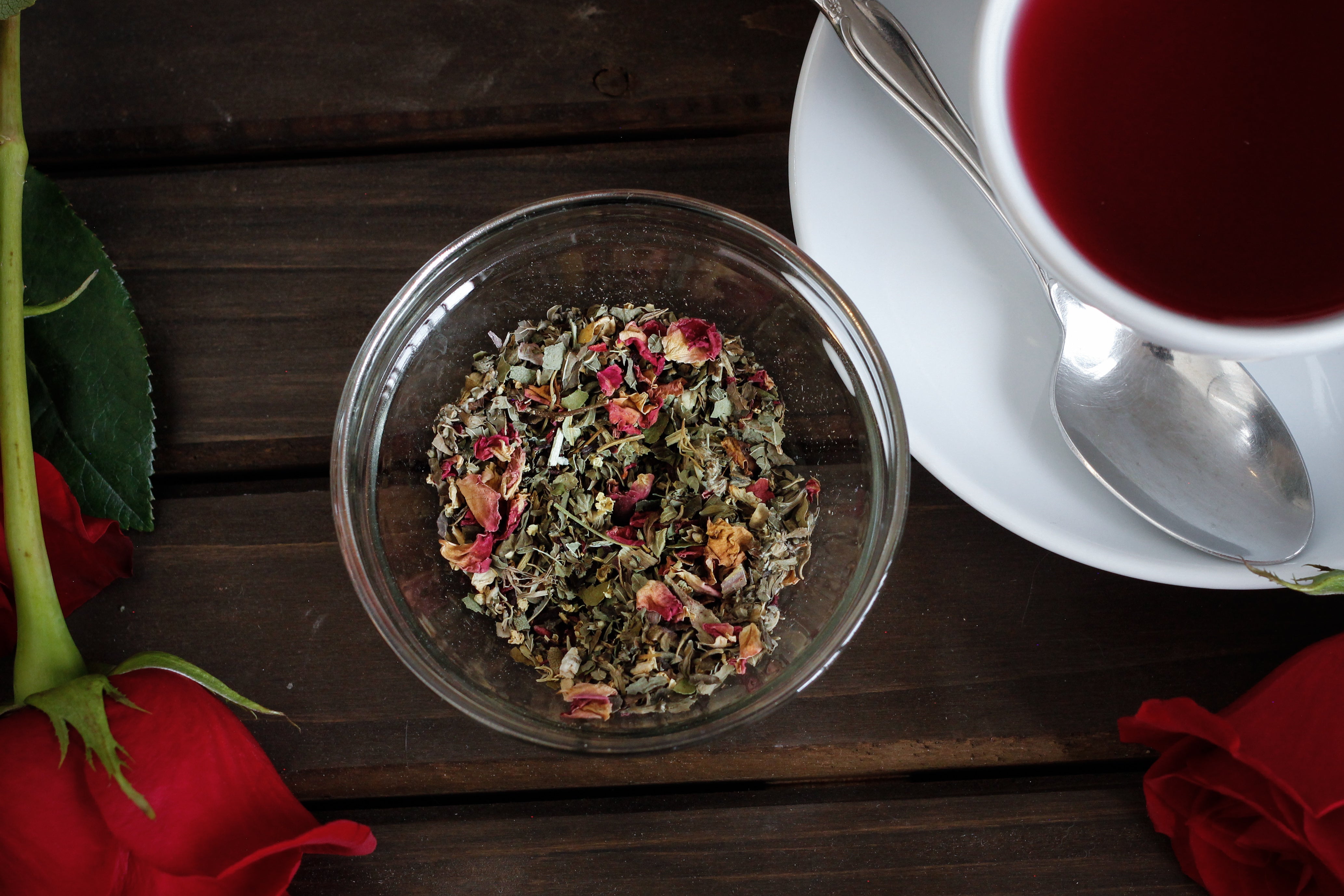 BELTANE // Rose + Hibiscus Herbal Tea