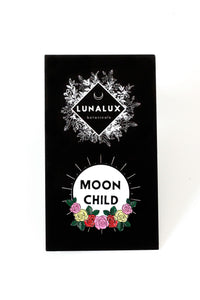 White Moon Child Enamel Pin